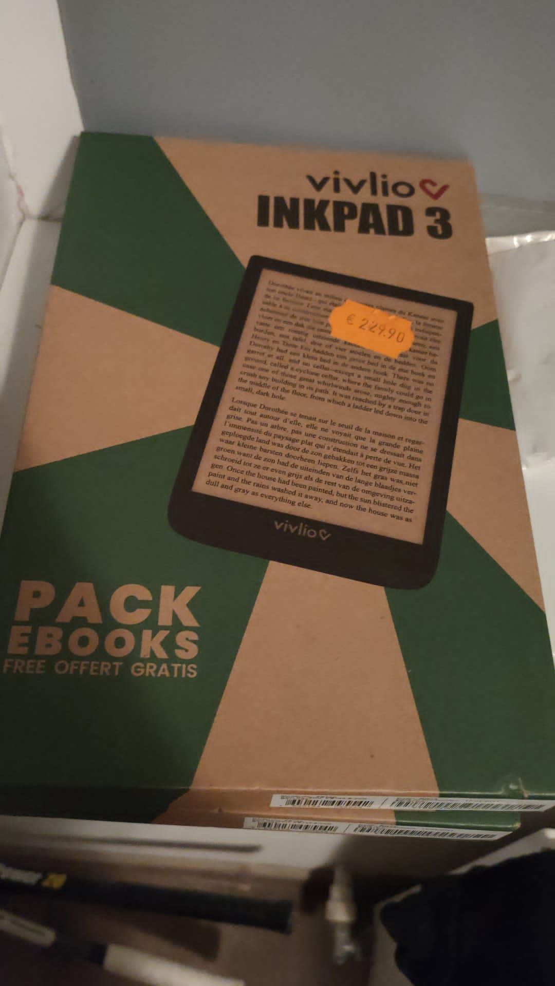 Ebook reader Pocketbook Vivlio, InkPad 3,