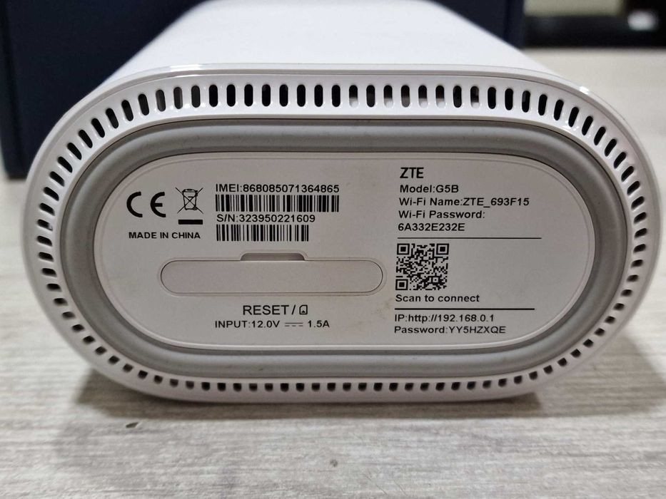 Рутер ZTE G5B 5G / Yettel