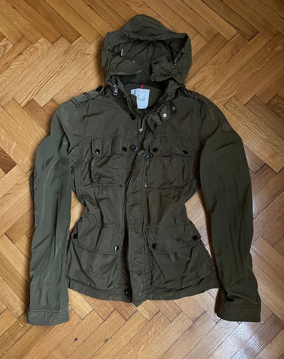 Moncler hooded rain jacket dama