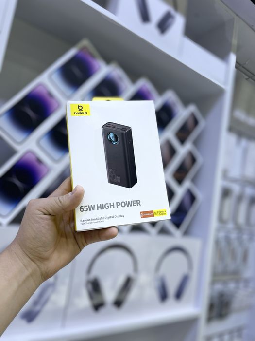 Basus powerbank 65w 27.000mah noutbuk uchun