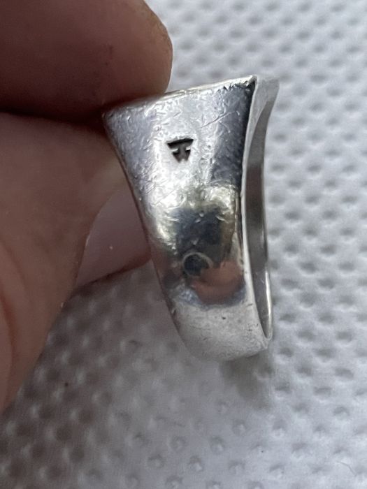 Inel de argint de designer