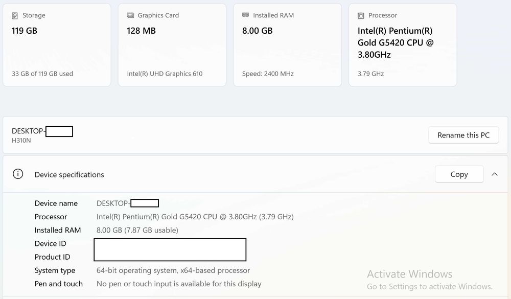 Kit mini-ITX Gigabyte H310N Gen.8/9, Bluetooth, Wi-fi