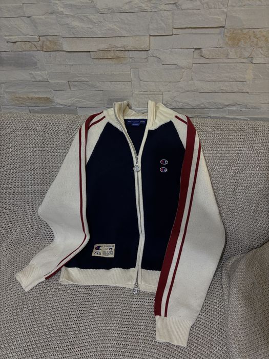 Jacheta din tricot ZARA & Champion (editie speciala)