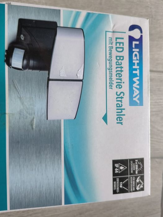 Lampa cu senzor de mișcare exterioară 2x250 lumeni