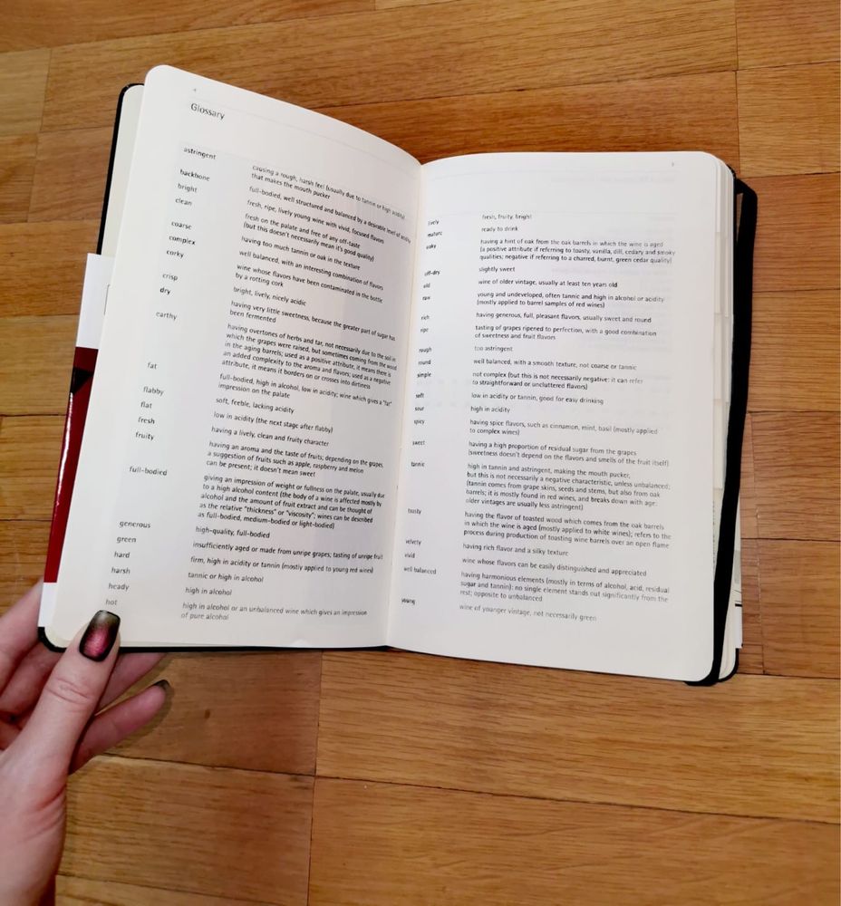 Тефтер органайзер вино бележник  Moleskine Wine Journal Carnet Vins