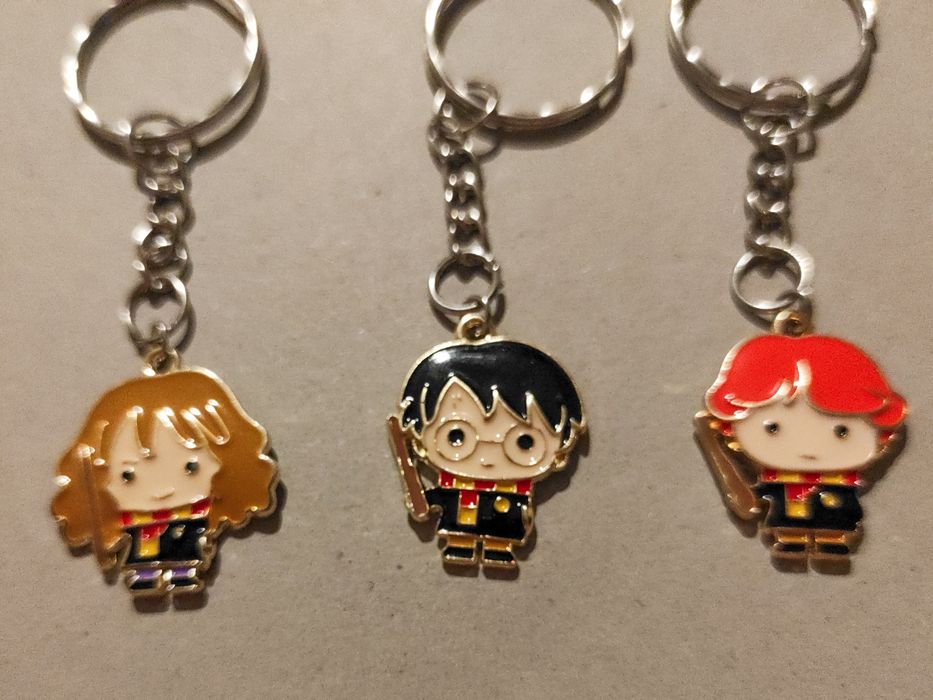 Set 3 brelocuri harry potter / vrajitori Hermione / Ron Weasley