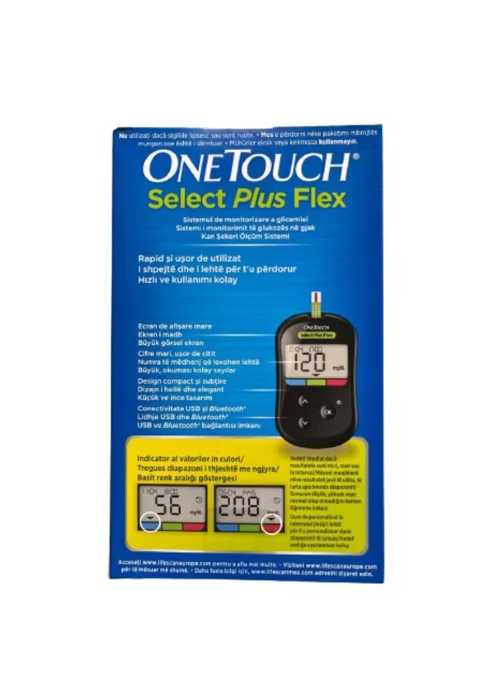 Glucometru One Touch, model Select Plus Flex de la LifeScan