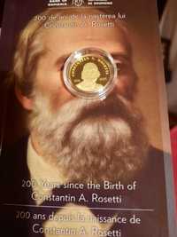 Moneda aur BNR - 200 de ani de la nașterea lui Constantin A. Rosetti