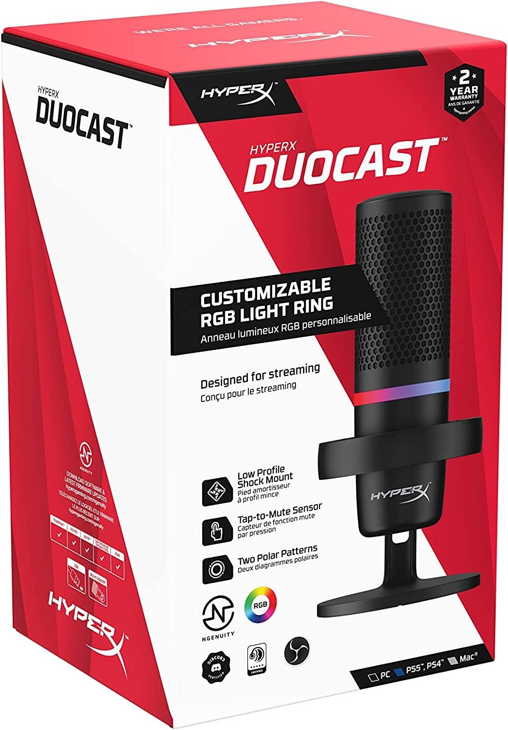 Продам Игровой микрофон HyperX Duocast