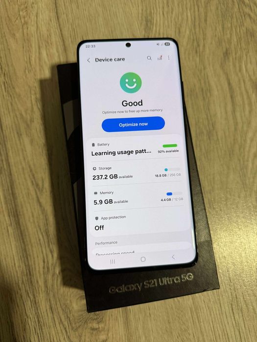 Vand Sau Schimb Samsung Galaxy S21 Ultra 5G Phantom Black 256Gb