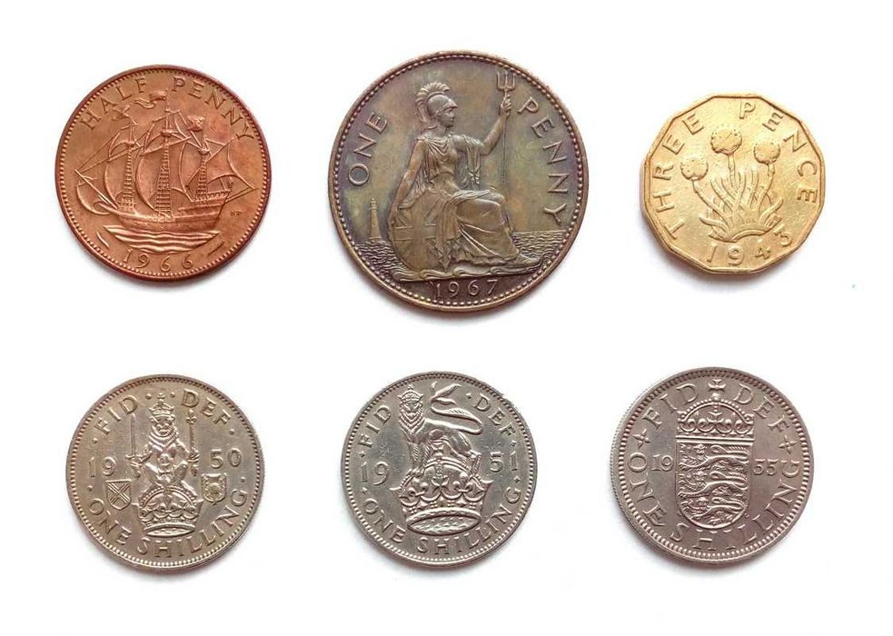 Дореформенные монеты Великобритании