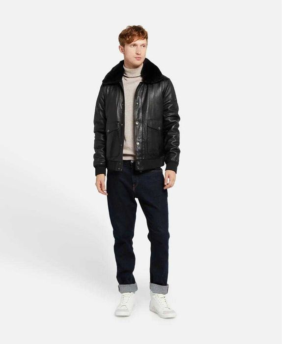 Bugatti мужская кожаная куртка РАЗМЕР 50,52,54