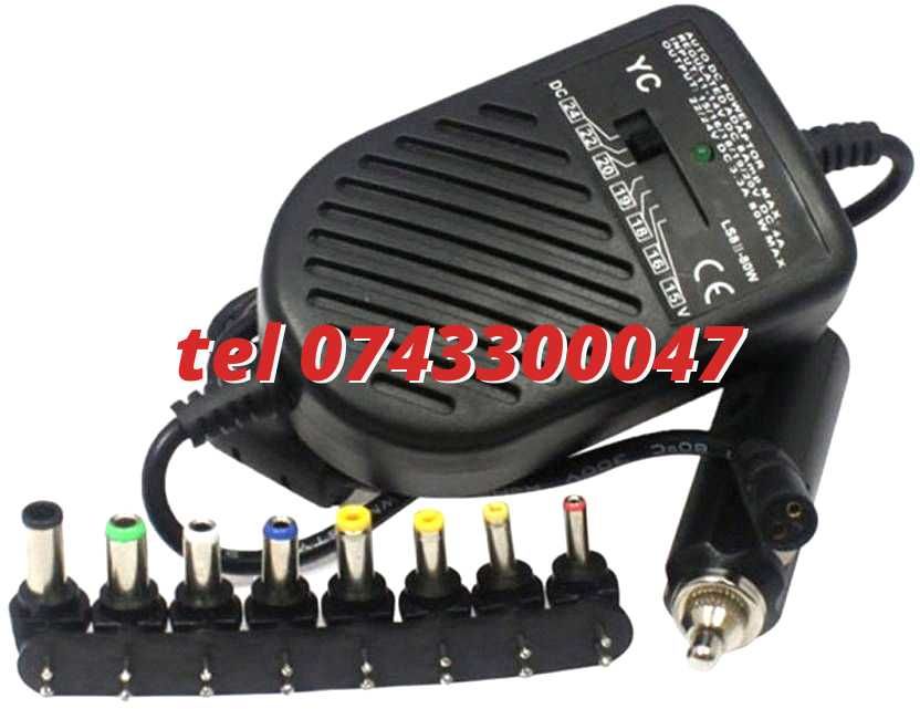 Incarcator Universal De Masina Auto Dc Adaptor Alimentare Notebook La