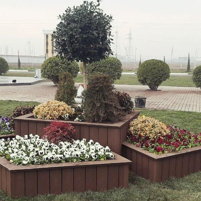 Клумбы из дпк, 10 лет гарантия