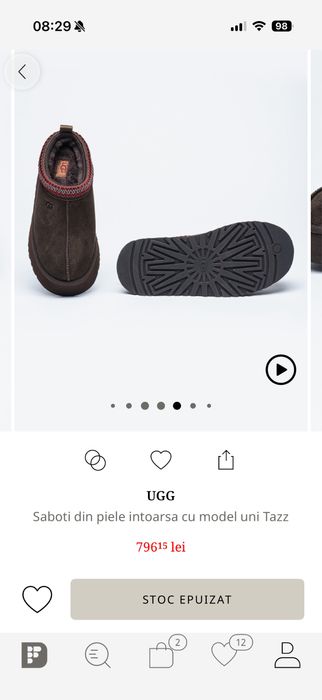 UGG tazz marimea 37 noi