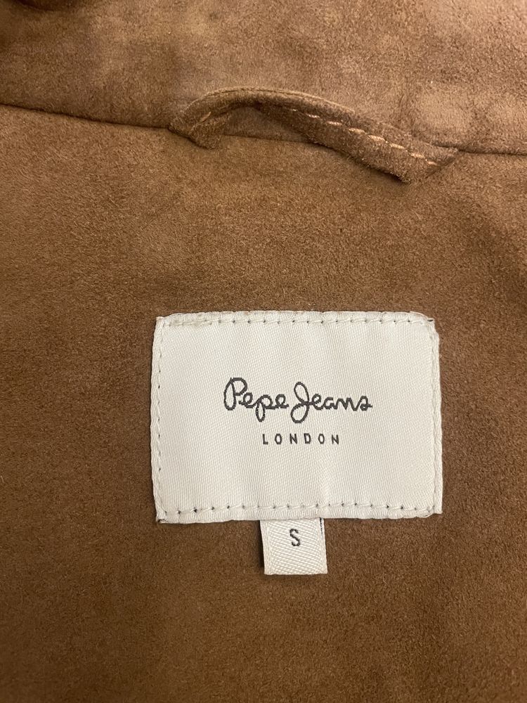 Jacheta piele de căprioară dama Pepe Jeans S