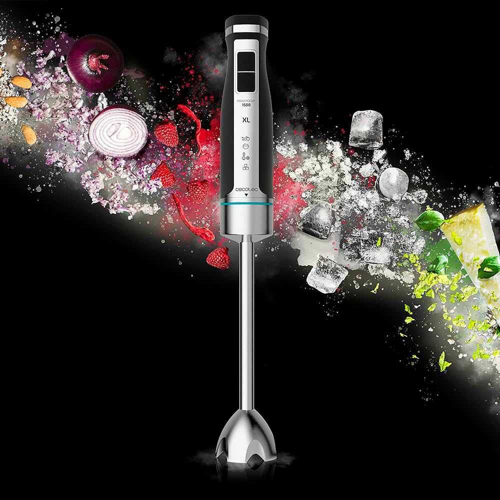 Ръчен миксер Cecotec TitanBlack 1500 XL Cream & Crush, 1500 W