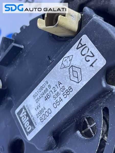 Alternator 120A Renault Megane 1 1.9 DCI 1999 - 2002 Cod 8200054588