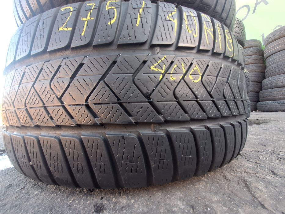 2 anvelope iarna 275/40r18 Pirelli rft runflat dot 4517 Montaj Gratuit