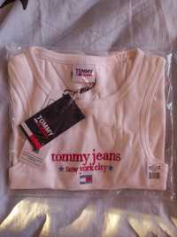 top tommy jeans white