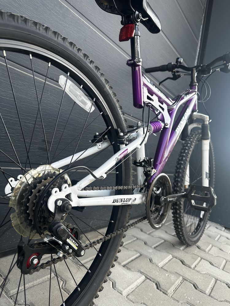 Дамски велосипед Dunlop 26” 3x6 с двойно окачване