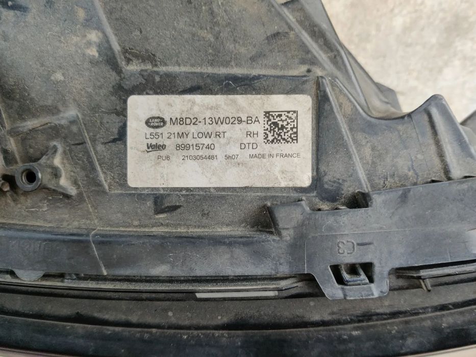 Far dreapta Full LED Land/Range Rover Evoque 2 L551 M8D2-13W029-BA