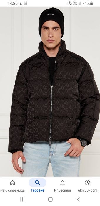 Armani Exchange A/X  Down  L/ XL ОРИГИНАЛ НОВО! Мъжко Зимно пухено Яке