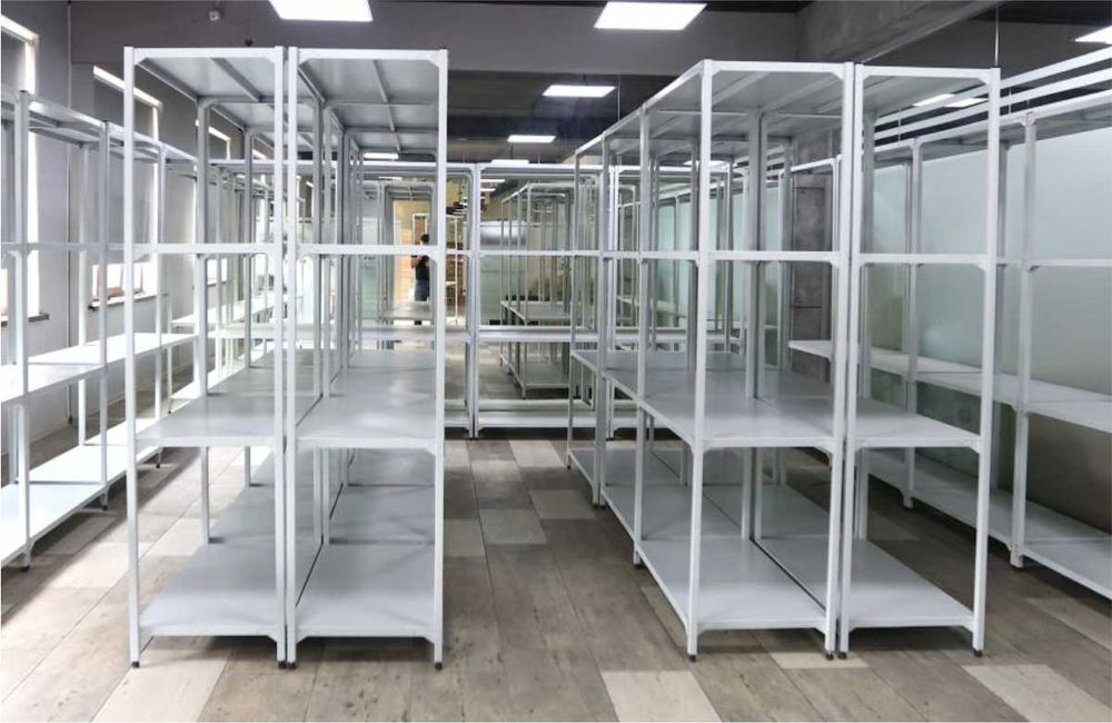 Архивные стеллажи, полочный металлический стеллаж для склада asps