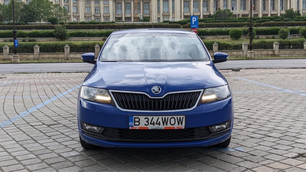 Inchirieri masini ieftine Bucuresti Skoda Rapid manual diesel rent car