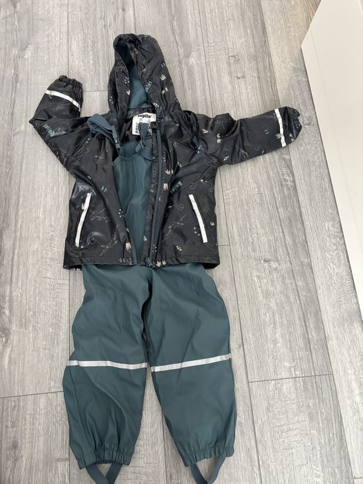 Combinezon flausat Lupilu, de ploaie, copil 2-4 ani, unisex