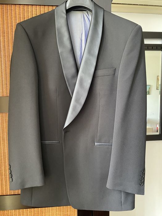 Costum ceremonie premium Black Tie, smoking tuxedo, 2 piese