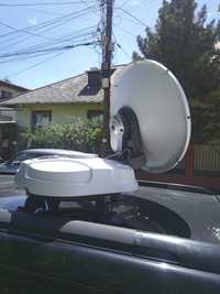 Antena satelit defecta Megasat Satmaster portabila