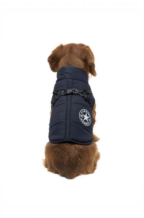 Нов Зимен елек за куче с нагръдник