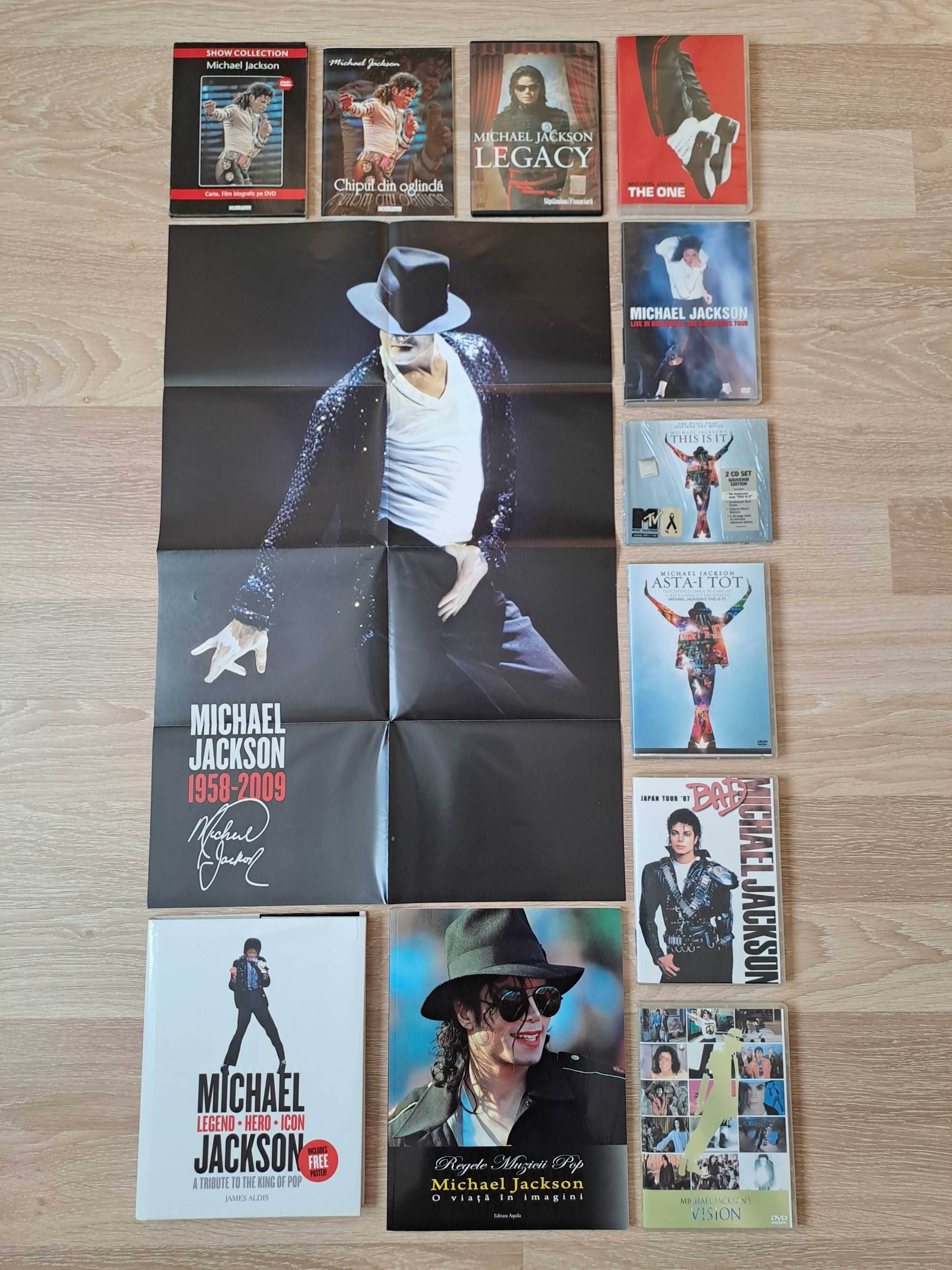 Colectie Michael Jackson - CD, DVD, carti, albume