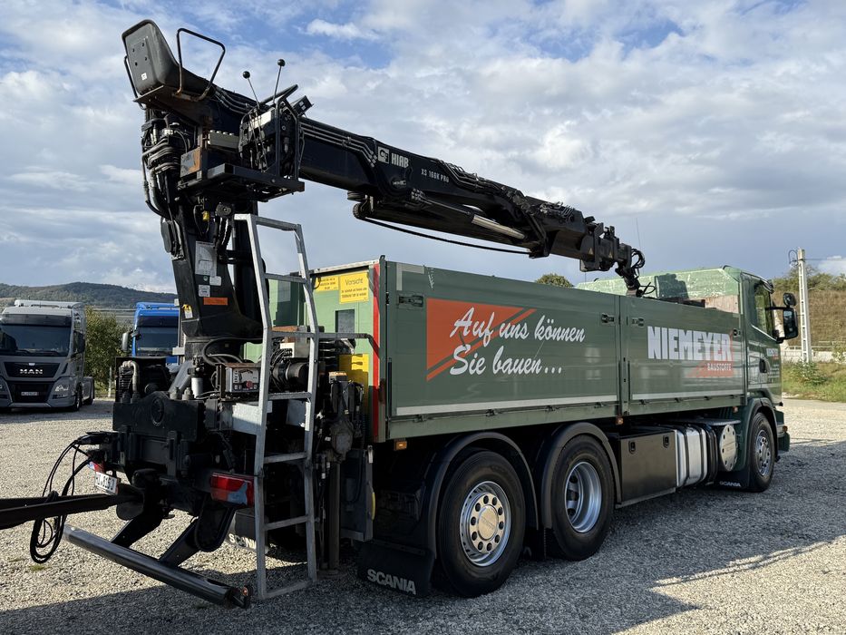 Scania G400- 2014-materiale constructii- macara HIAB- long lift