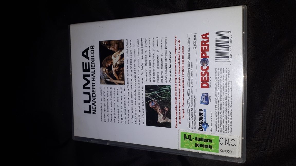 Descopera/Discovery Lumea neanderthalienilor DVD