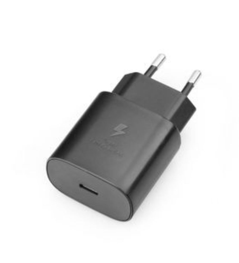 Incarcator Fast Charger 22.5W si Cablu C Black Compatibil Samsung