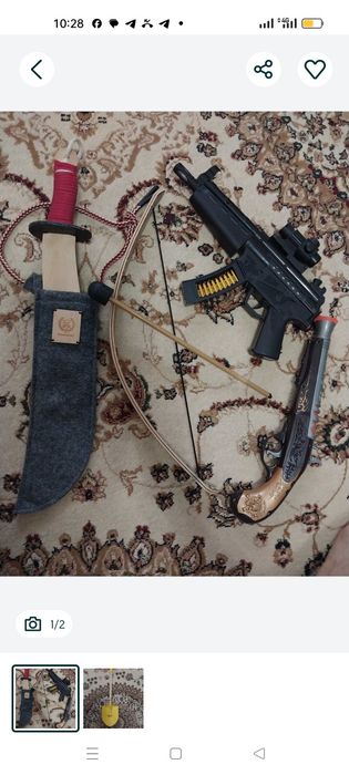 Детский пистолет,сабля