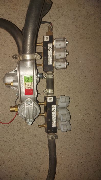 Газов изпарител с дюзи за 6 цилиндъра