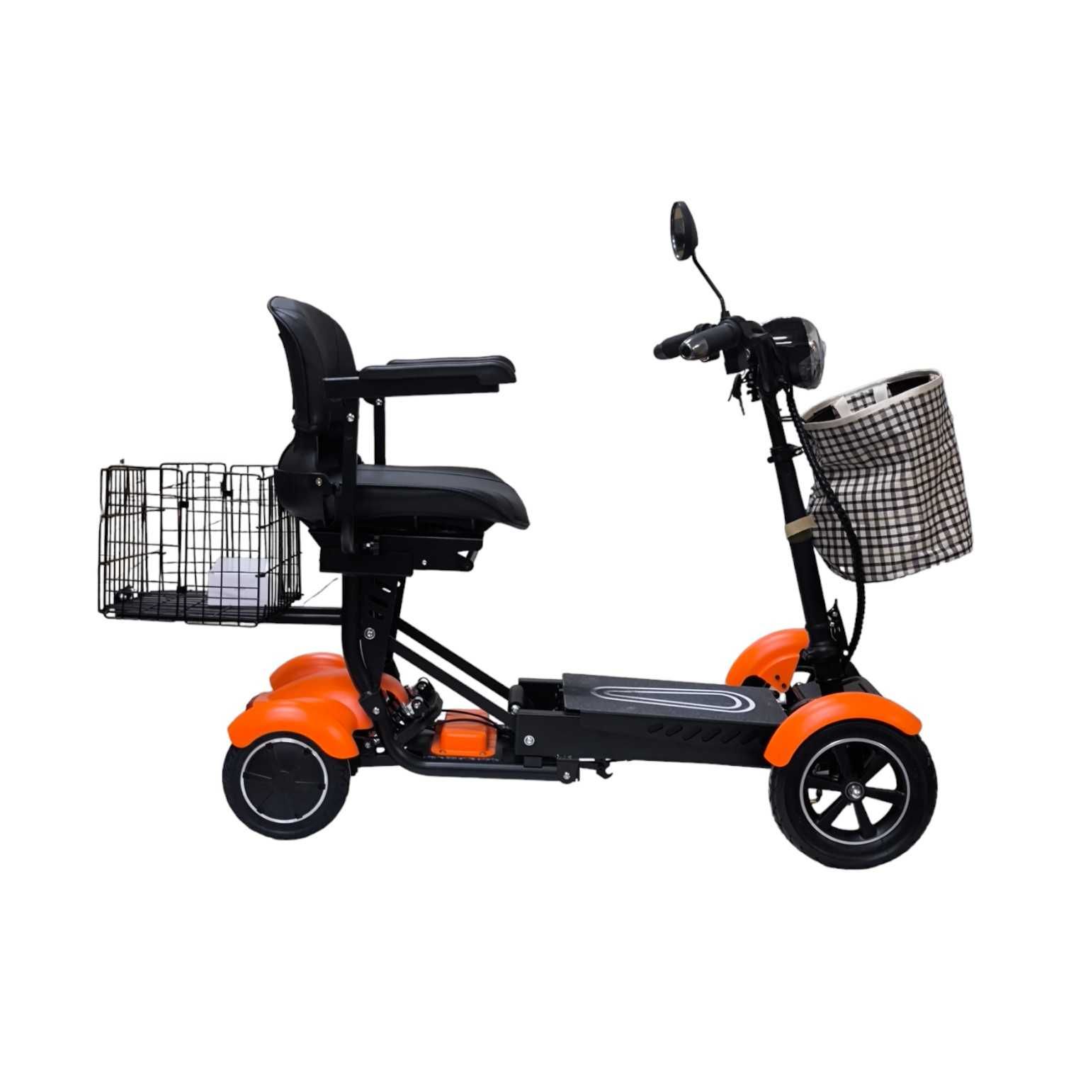 Сгъваема електрическа четириколка MaxMotors 750W - Orange