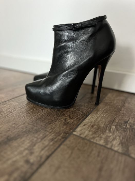 Черни кожени боти London Buffalo