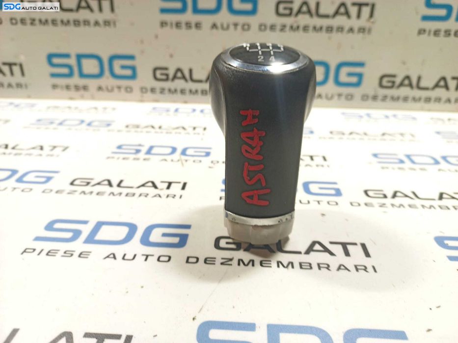 Nuca cu Manson Piele Maneta Schimbator Viteze Opel Astra H 2004 - 2010 [L0621]