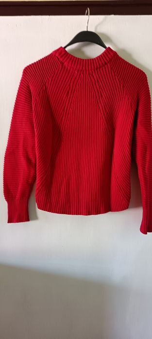 Дамски трикотажен пуловер на "Манго" - 100% памук