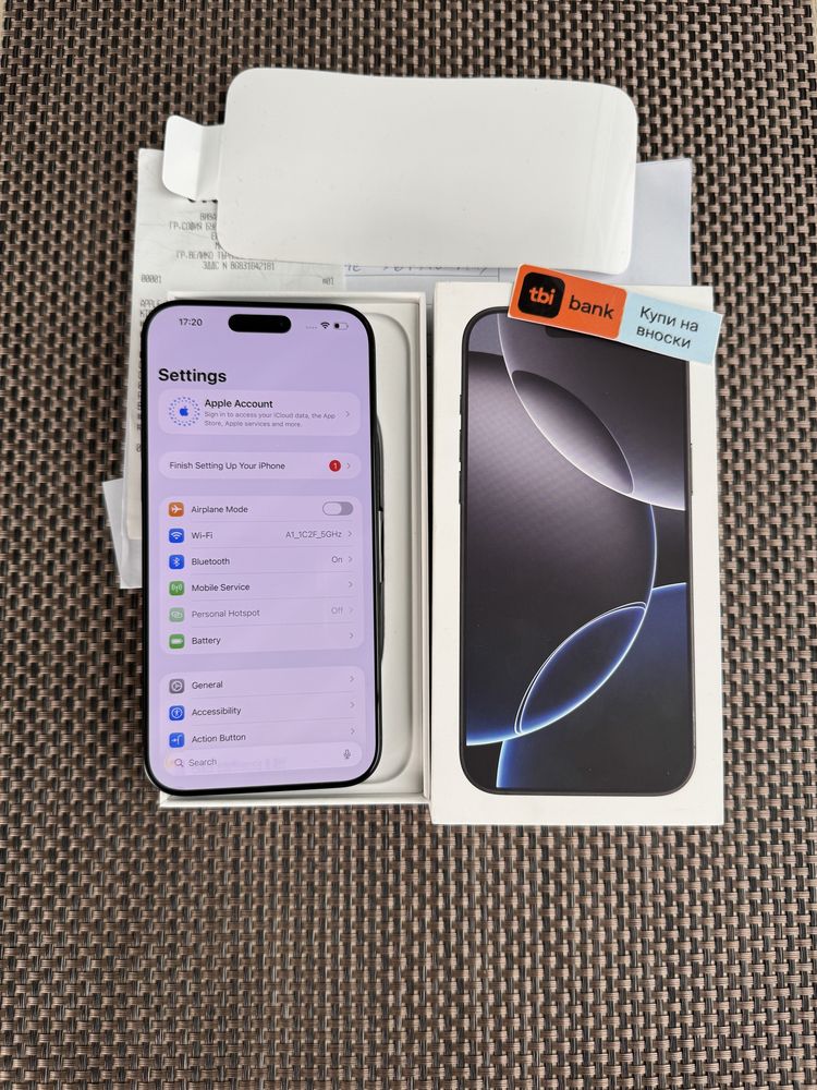 НОВ! 256•iPhone 16 Pro max*ЛИЗИНГ 80лв/м айфон 16 про макс 256