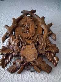 Sculptura de lemn / medalion de lemn H 75 cm