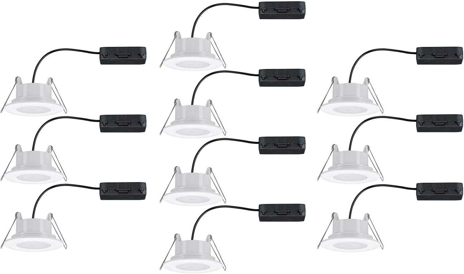 Set 10 spoturi LED 10x560lm, 6,5W, Calla IP65 orientabile