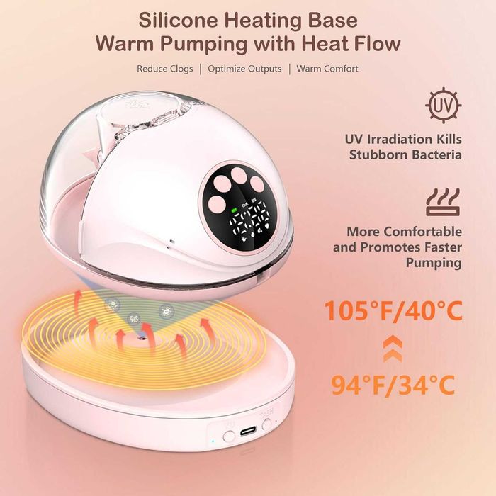 Smocraut Електрическа помпа за кърма, 12 нива, 4 режима