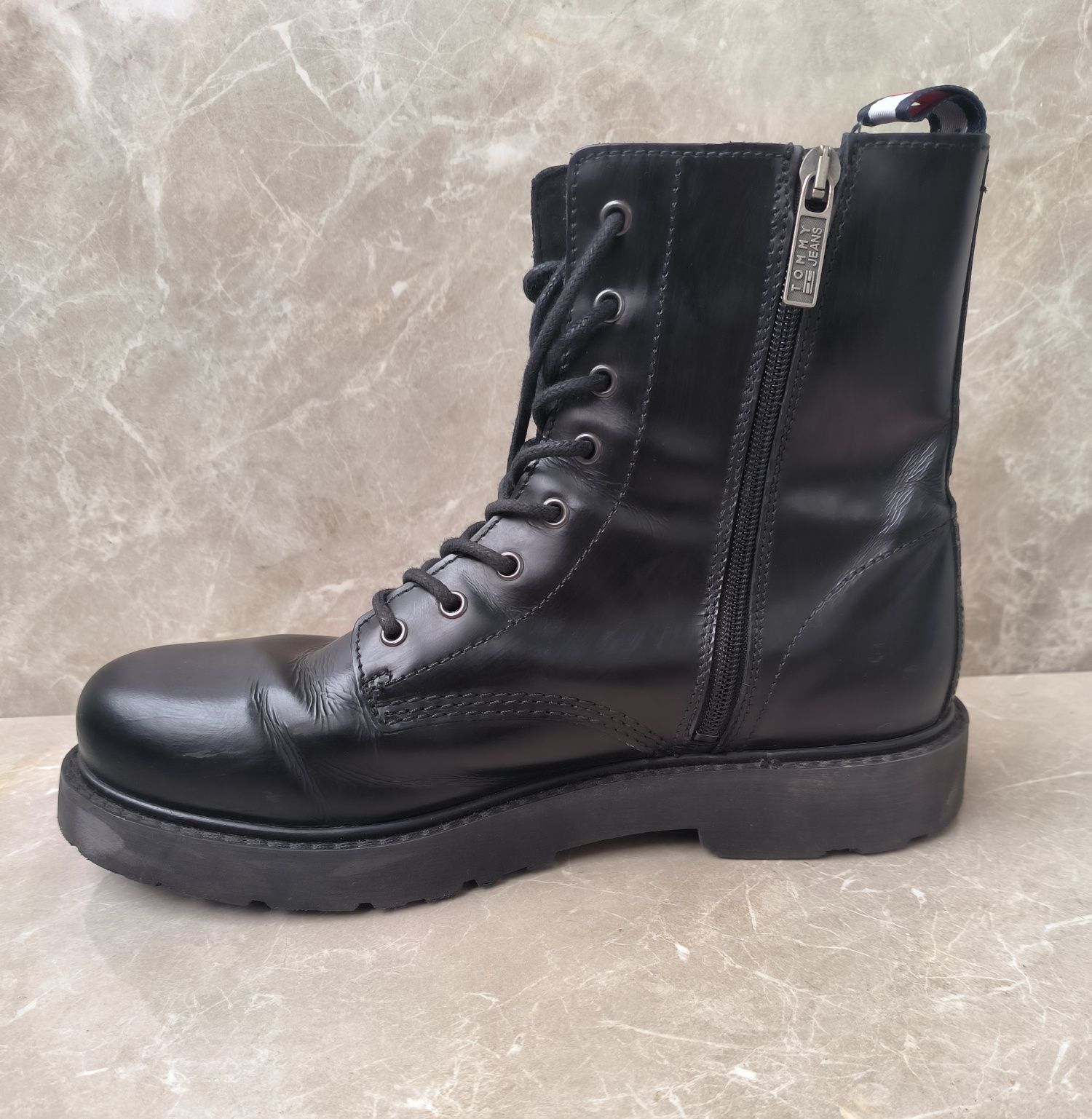 Tommy Hilfiger  leather boots mens номер 44