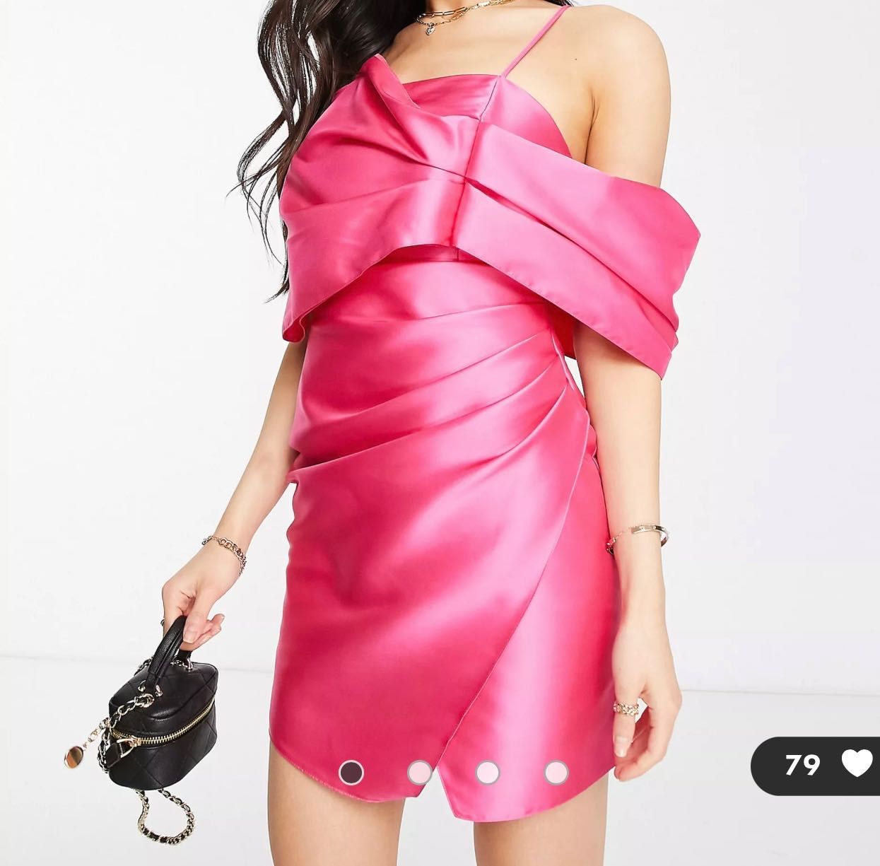 Къса розова рокля Asos