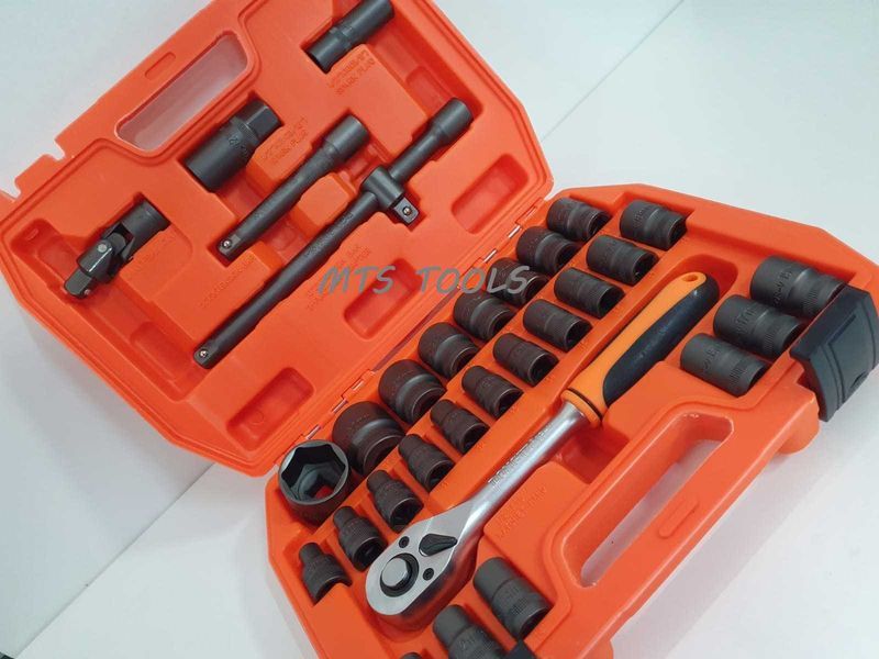 Trusa chei tubulare 1/2 32 piese CHROME-MOLIBDEN